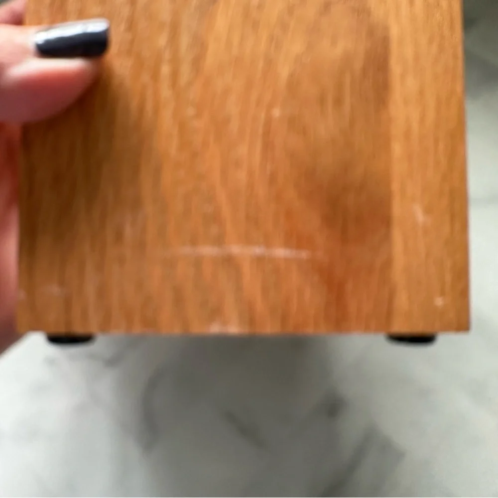 Cutco wooden utensil holder